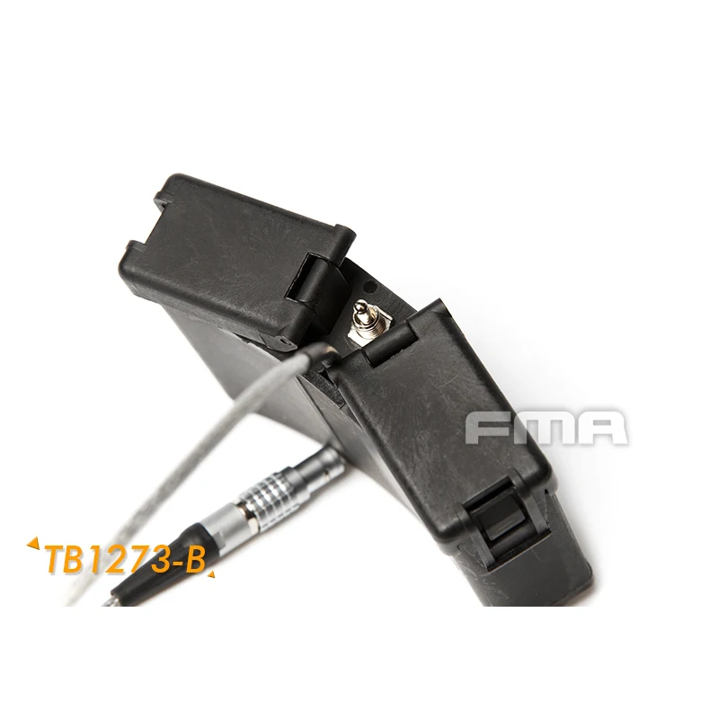 Accesorios para casco FMA AVS-9 Caja de batería con función (con cable) Accesorios de caza TB1273-B - imagen 4