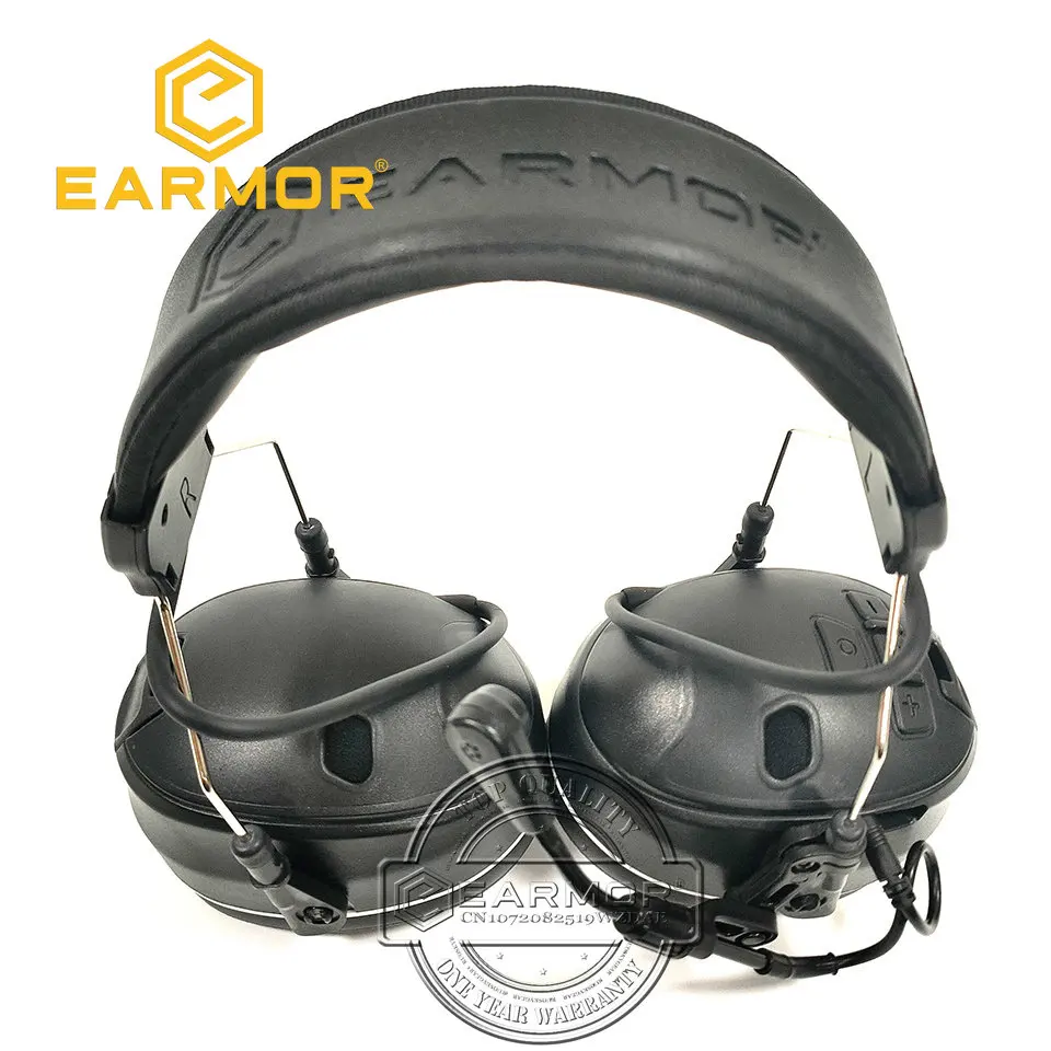 EARMOR-auriculares inalámbricos C51 con Bluetooth, dispositivo de audio con recogida de voz y reducción de ruido, para comunicación táctica, para tiro - imagen 4