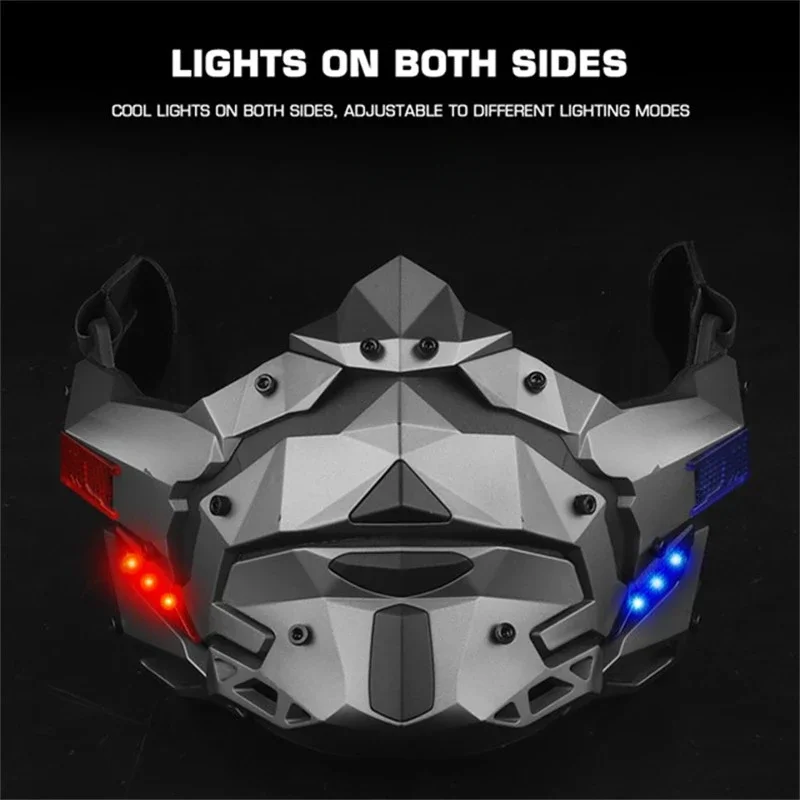 Máscara táctica de noche para senderismo, protección de seguridad de cara completa, equipo de juego de guerra CS, accesorios deportivos de Paintball, accesorios de película - imagen 3