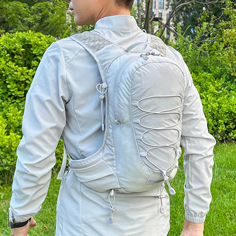 Chaleco para correr, mochila hidratante para ciclismo, mochila ultraligera para senderismo al aire libre, bolsa de agua para maratón, bolsa deportiva, mochila de almacenamiento para trotar - imagen 3