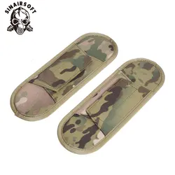 Almohadillas tácticas para correa de hombro, cubierta para aliviar el dolor de hombros, placa de armadura, accesorios para el pecho de caza, malla acolchada de descompresión, 1 par