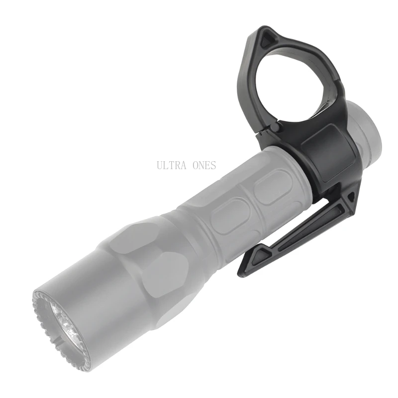 Adaptador de anillo portátil para linterna táctica, accesorio de caza Compatible con múltiples modelos con diámetro interior de 2,2 cm - imagen 3