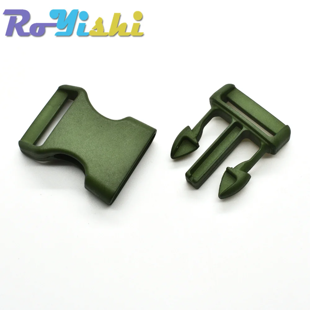 Hebillas liberación lateral tácticas Paracord contorneadas 25mm - imagen 5