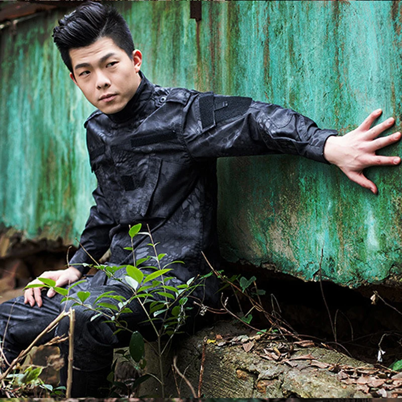 Uniforme táctico BDU Airsoft, traje de camuflaje Kryptek Mandrake, camisa de Paintball Airsoft, ropa de caza - imagen 5