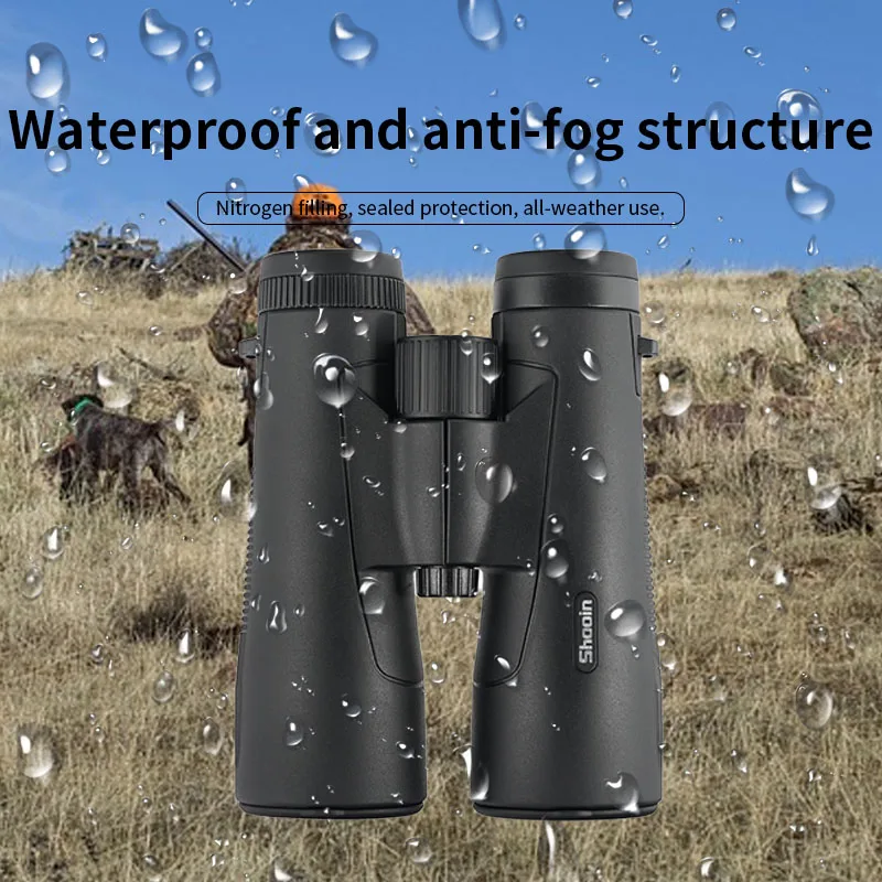 Shooin Optics SO3 10x50 HD Binoculares FMC para acampar al aire libre caza observación de aves - imagen 5
