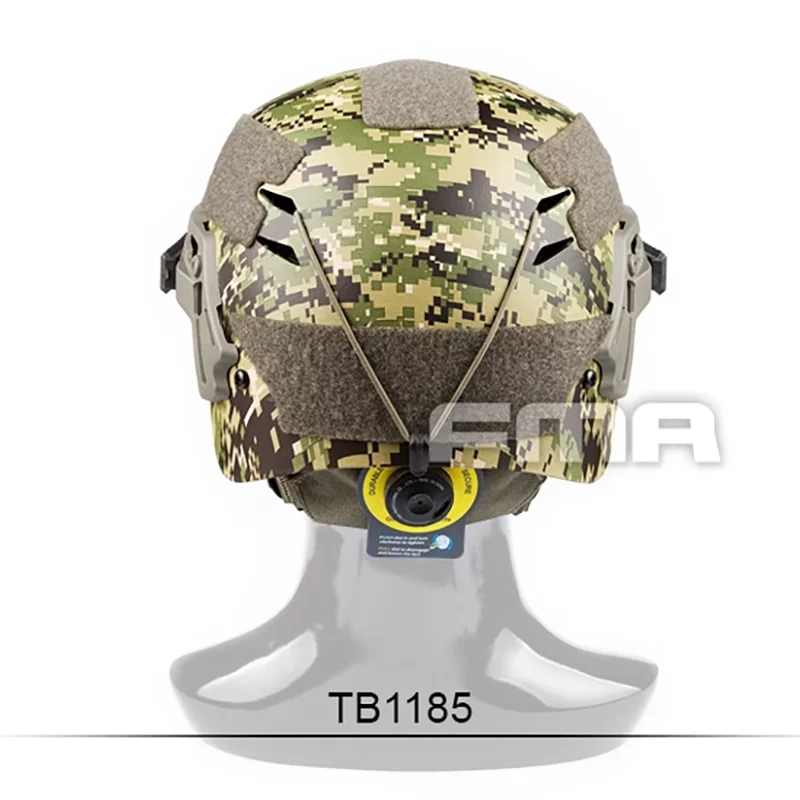Casco de carbono FMA MIC EX BUMP versión ABS para exteriores, casco táctico para Paintball Airsoft TB1185 M/L AOR1/AOR2 - imagen 2