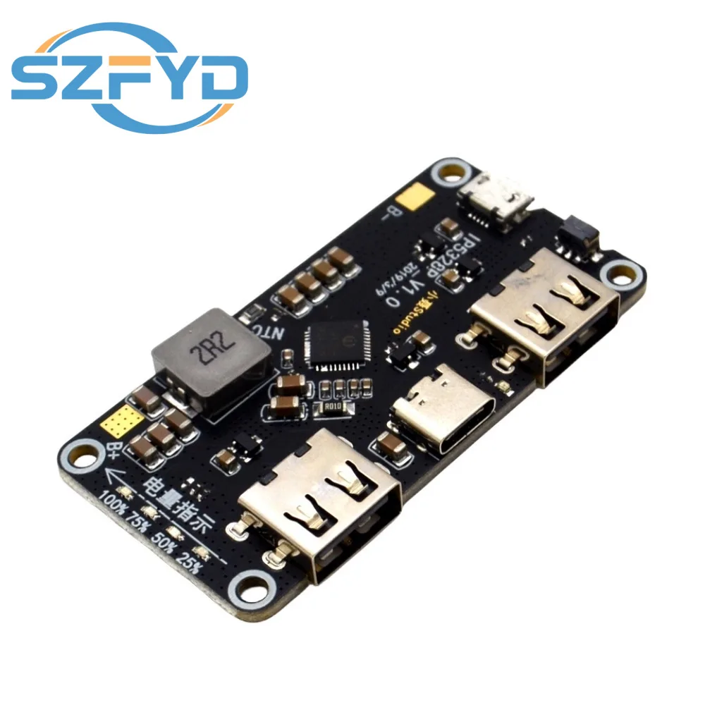 Módulo de carga rápida bidireccional IP5328P, convertidor de refuerzo de 3,7 V a 5V/9V/12V para banco de energía, carga y descarga DIY - imagen 4