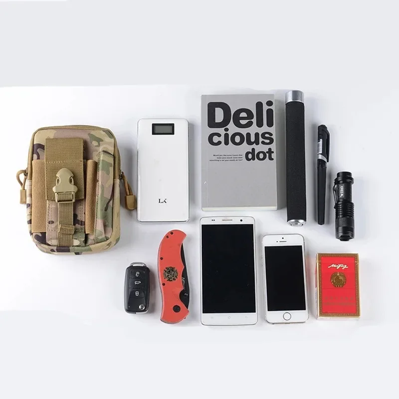 Bolsa Molle, riñonera multiusos, funda táctica, riñonera, cartera, monedero, funda para teléfono - imagen 4