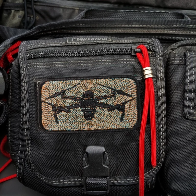 Insignia de moral táctica UAV, parche bordado con gancho y bucle, parches militares, pegatinas para mochila, apliques para ropa - imagen 2