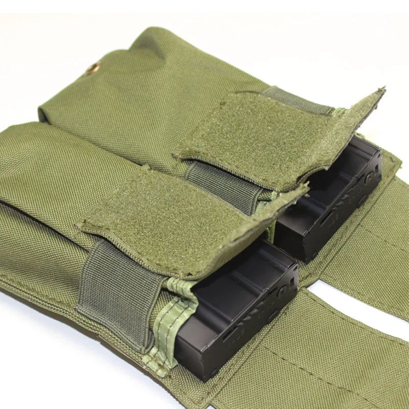 Molle-bolsa para revistas de 5,56mm y 7,62mm, bolsa doble Triple AK47 74 M4 AR 15, bolsa de nailon Mag, paquete de accesorios de caza - imagen 4