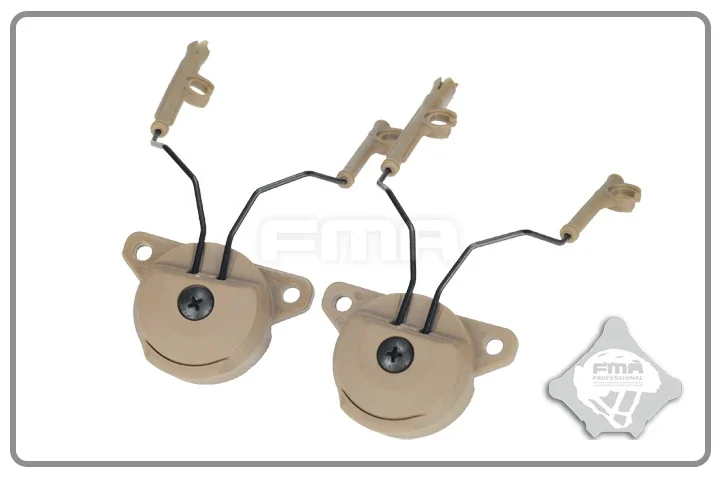 Juego de adaptadores para riel de casco y auriculares FMA EX GEN1 BK/DE/FG - imagen 4