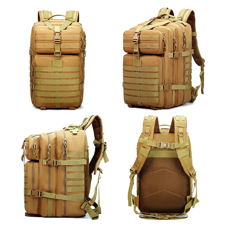 Mochila táctica para hombre, bolsa militar de 30L, 50L, 3P, para exteriores, Camping, senderismo, deportes, Trekking, escalada, Molle Pack - imagen 4