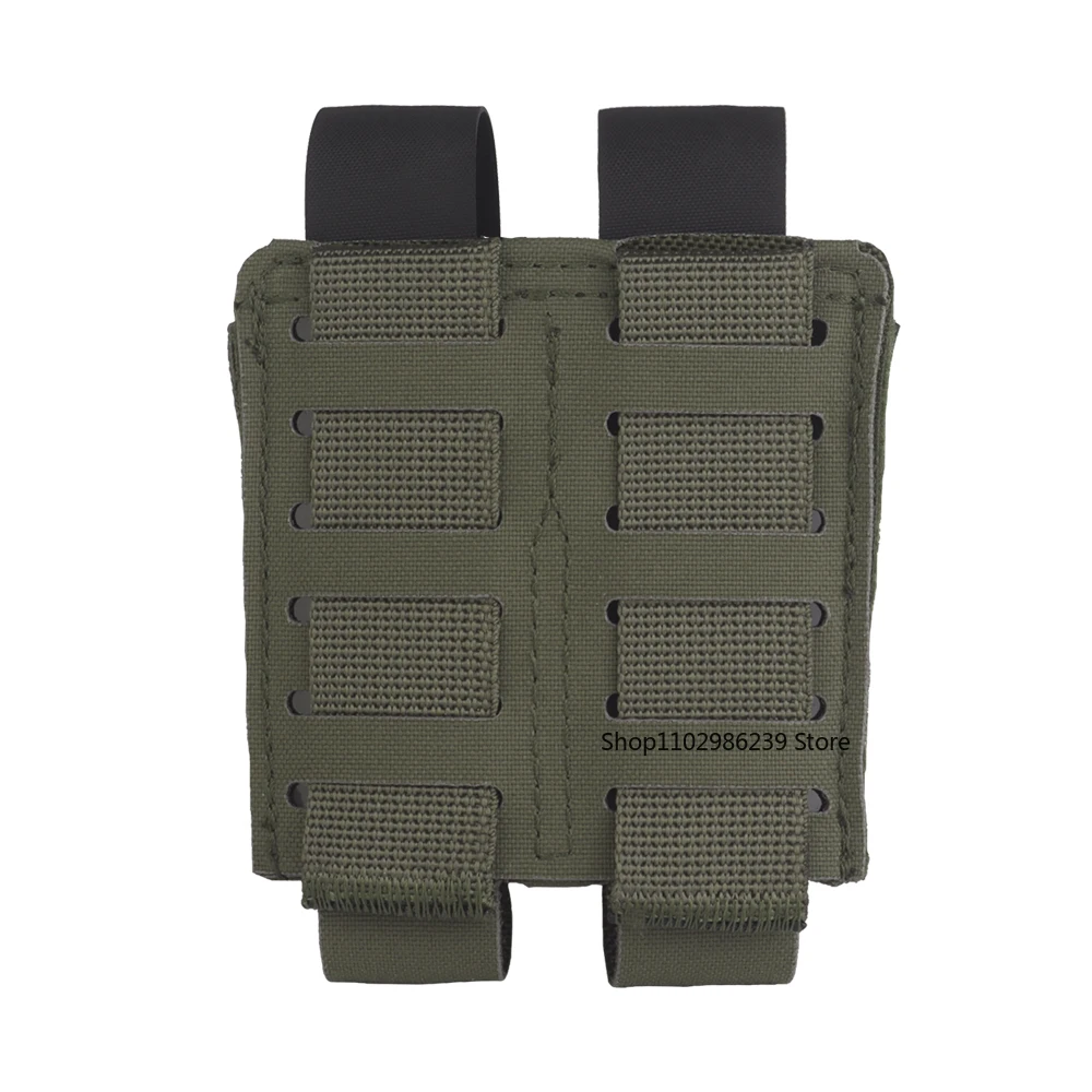 Bolsa táctica doble Mag tipo K de 9MM, pinzas estilo MOLLE Agilit, bolsa para revistas de pistola de liberación rápida, bolsas de herramientas multifunción - imagen 5