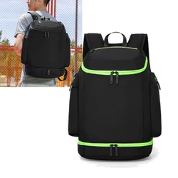 Mochila deportiva de baloncesto con bolsillo para zapatos, bolsa grande para viajes al aire libre, senderismo, desplazamientos, fútbol, adolescente, Fitness