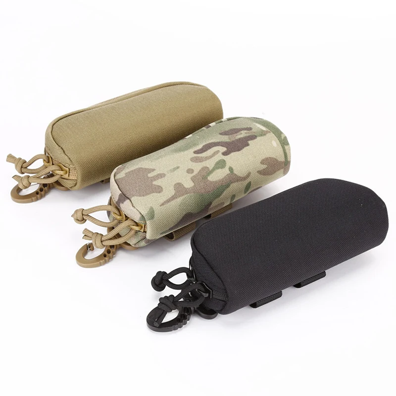 Estuche para gafas MOLLE de nailon 1000D, estuche protector para gafas de caza a prueba de golpes, estuche portátil para gafas de sol al aire libre - imagen 5