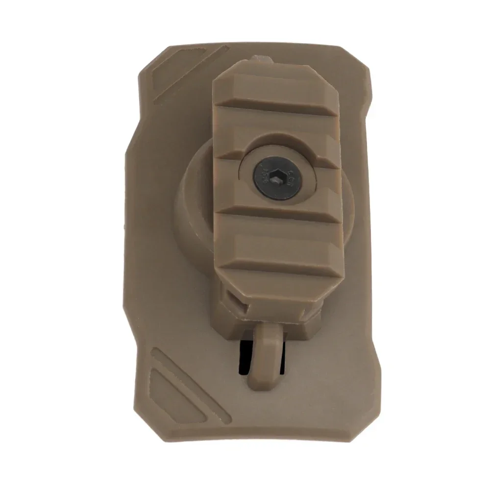 Adaptador de Base de montaje de linterna para casco táctico, dispositivo de visión nocturna de rotación, accesorio de montaje, soporte para linterna - imagen 5