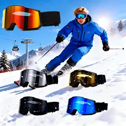 Gafas de esquí antivaho doble lente – Máscara snowboard profesional