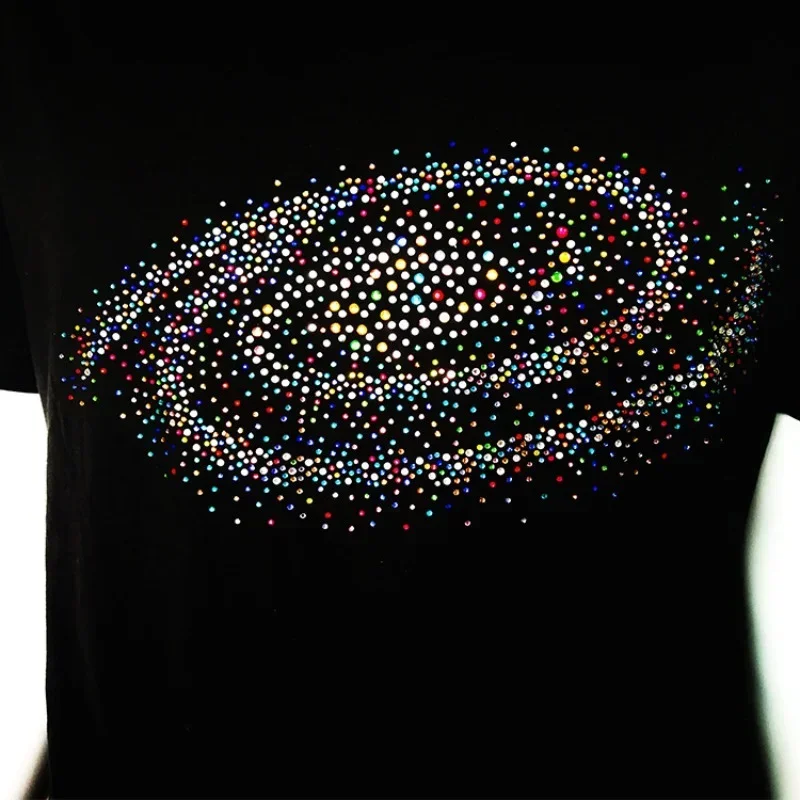 Pegatinas con purpurina, diamantes de imitación, parche de transferencia termoadhesiva para adorno de ropa, accesorios decorativos, parches para camisetas de dragón - imagen 3