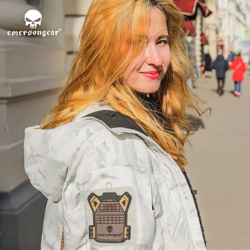 EmersongearS táctico QUANTUM 40D LT Cold WX chaqueta cálida con capucha caza al aire libre abrigo Casual deportes urbanos EMS6811 MCAP - imagen 5