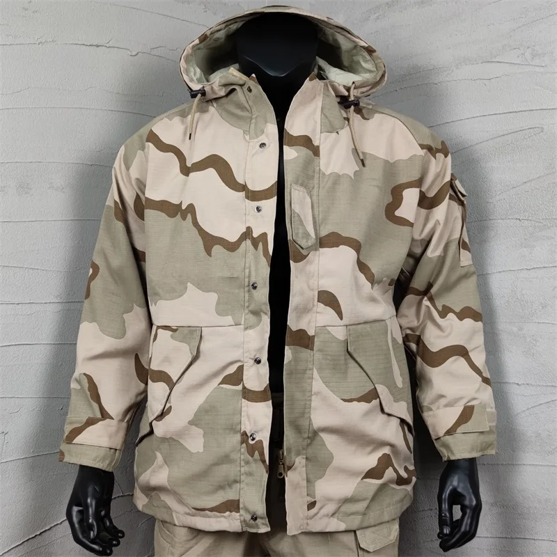 Ventilador militar G8 para exteriores para hombre, abrigo táctico Digital de invierno, forro polar grueso, resistente al agua - imagen 2