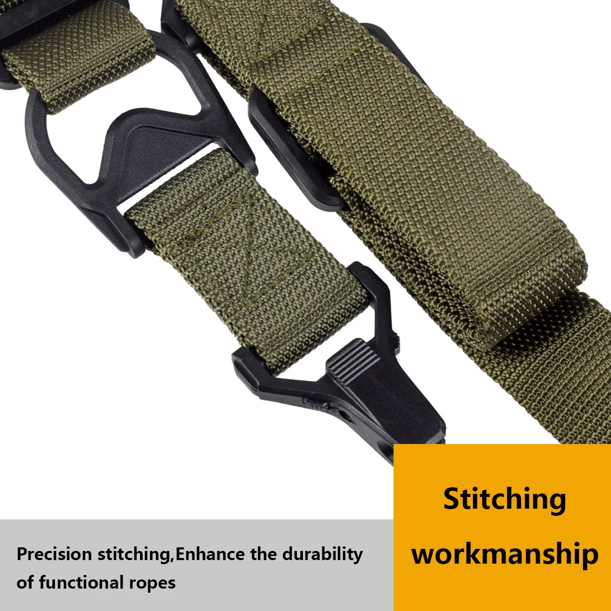 AR15 M4 M16 HK416 AK47 armas de Rifle de carabina MS3 Rifle táctico eslinga caza Metal Clip de montaje correa de pistola M-LOK seguridad - imagen 5