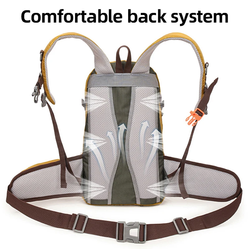 Mochila grande para deportes al aire libre, senderismo, Camping, escalada, pesca, correr, para hombres y mujeres, entrenamiento, viajes, senderismo, caza - imagen 5