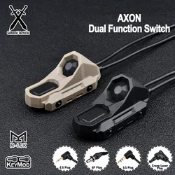 AXON Airsoft interruptor remoto táctico 20mm MLOK/KEYMOD linterna láser