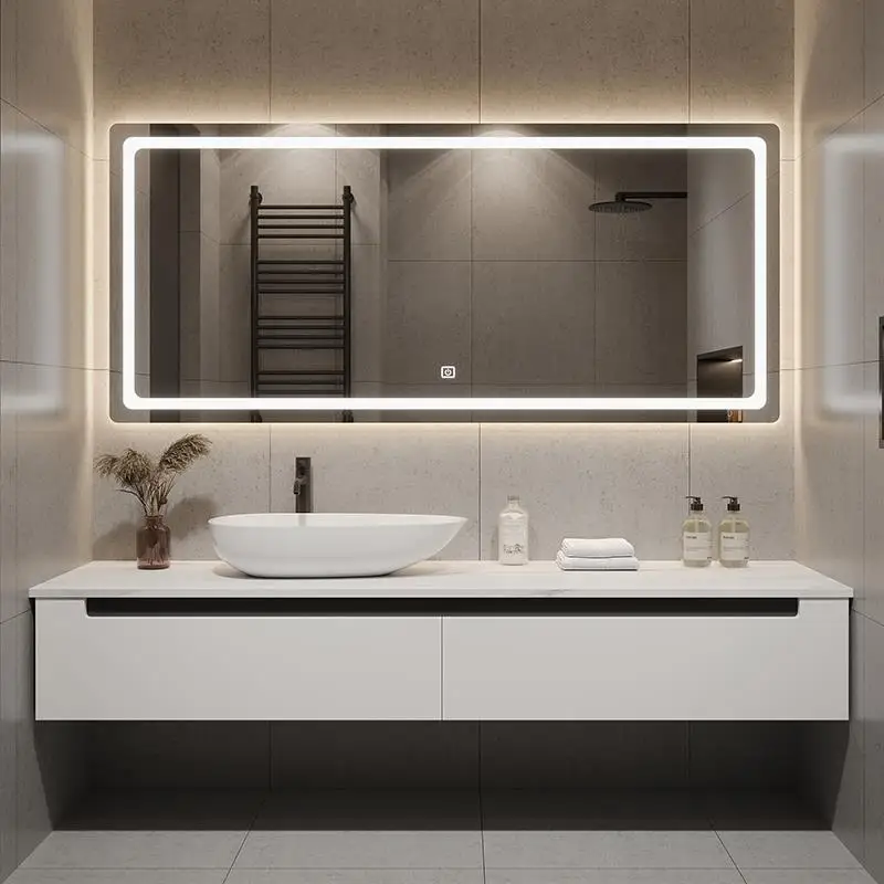 Mueble de baño de pizarra simple y moderno, mueble de lavabo, combinación de mueble de baño inteligente, personalización - imagen 3