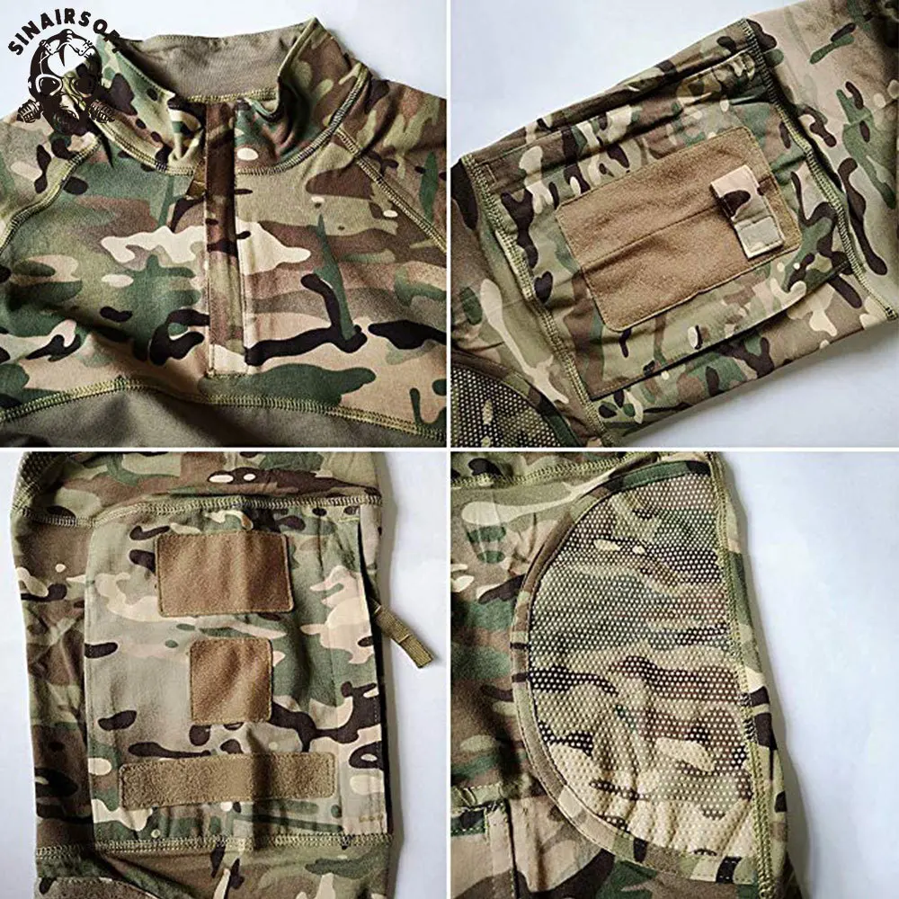 Camisa táctica camuflaje woodland – Transpirable y resistente - imagen 2