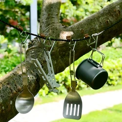 Gancho acero inoxidable forma U – Ultraligero táctico para exteriores
