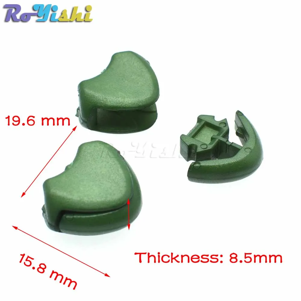 12 unids/pack de plástico colorido con cremallera, extremos de cordón, tapón de bloqueo para Paracord/ropa - imagen 5