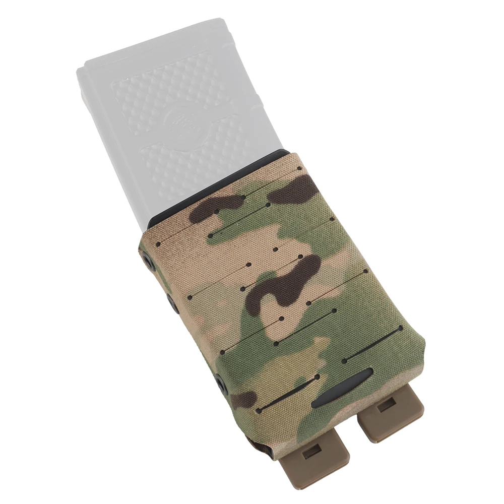 Bolsa táctica para revistas de 5,56mm y 9mm para M4 AR15 AK Glock Unviersal Mag, soporte para cuchillos, accesorios para caza Mag - imagen 5