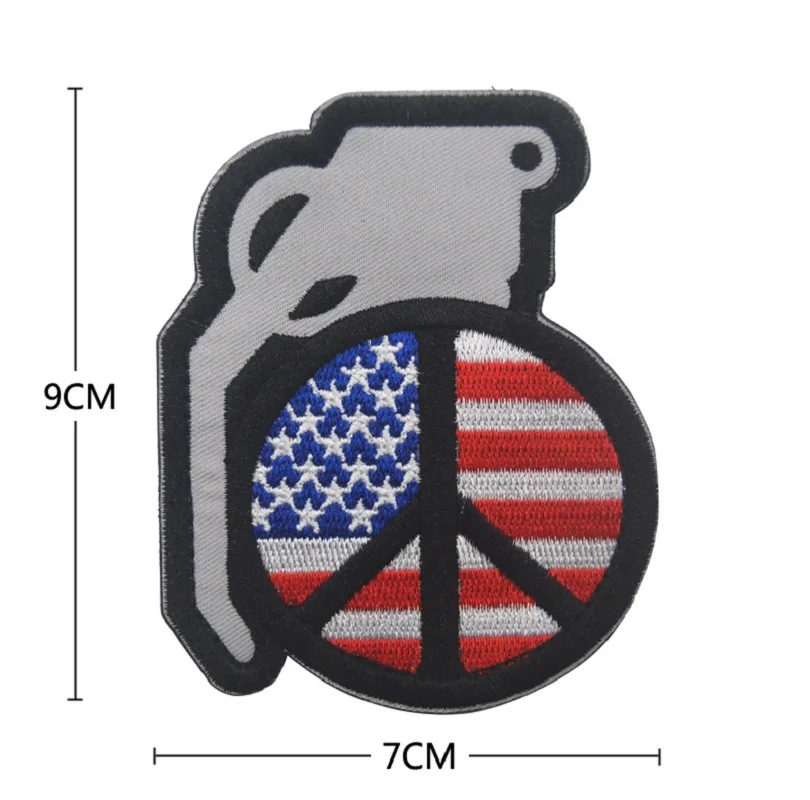 Accesorios para bolsos, exquisito agente de palabras en inglés, bordado 3D, brazalete para mamás individuales, mochila con insignia de moral, parche de gancho y bucle - imagen 4