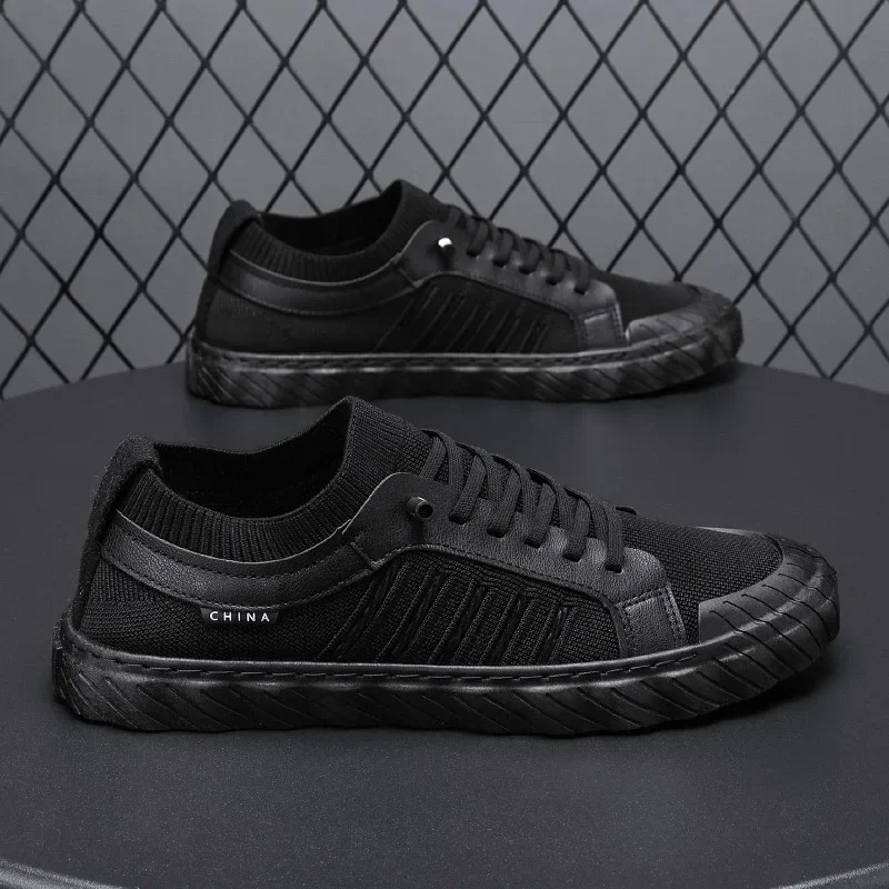 Zapatos de hombre informales para exteriores, cómodos, transpirables, con cordones, de malla, calzado deportivo para caminar, zapatos de diseñador - imagen 5