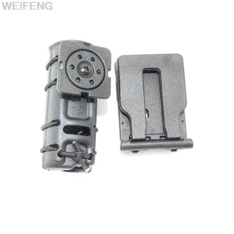 Soporte para bolsa de pulverización, bolsa para linterna, funda para bastón, Clip para cinturón Molle, rotación de 360 grados, soporte para herramientas de autodefensa policial - imagen 4