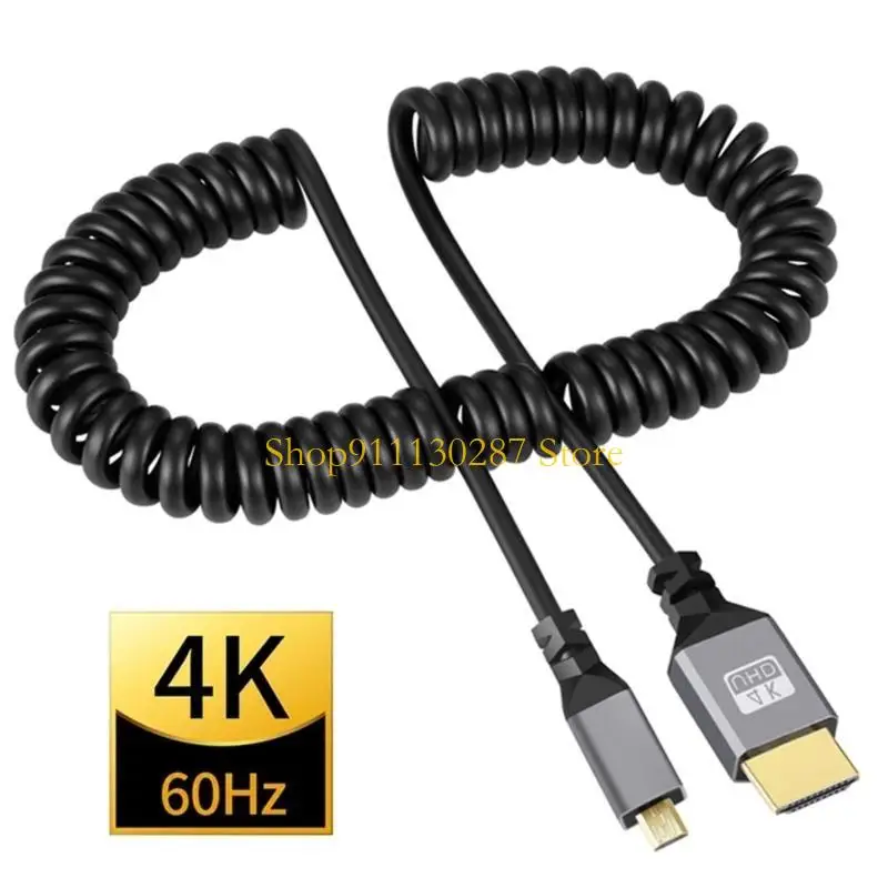 Cable adaptador compatible con J1HC, 4K@60Hz macho en a macho Cable extensor - imagen 3