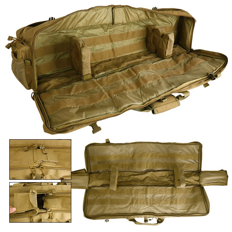 Bolsa de transporte militar Airsoft carabina M249, mochila táctica de nailon para francotirador, 100CM, M16, AR15 - imagen 4