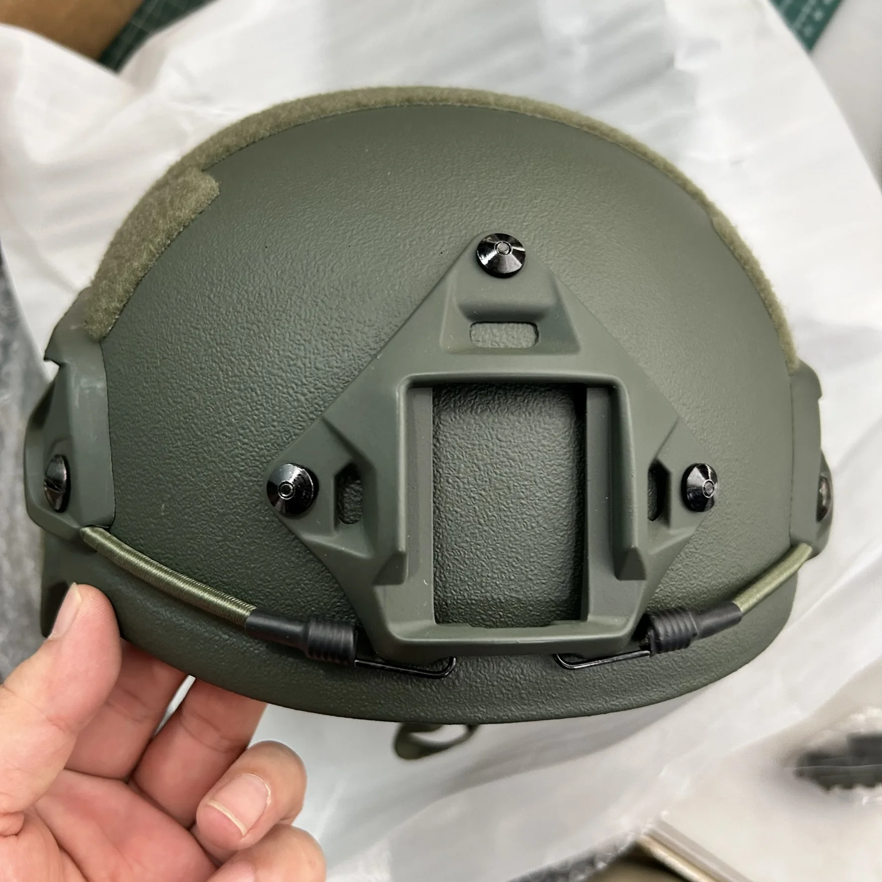 Casco balístico protector táctico Uhmw-Pe IIIA nivel 3A casco a prueba de balas - imagen 3