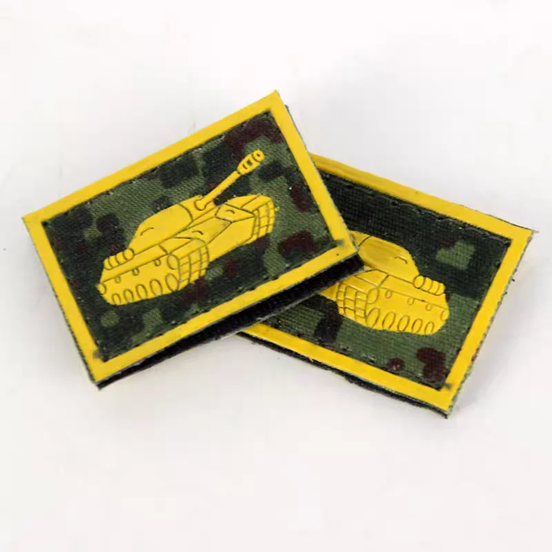 Russischer kleiner grüner Mann Kragen Abzeichen Armband Aufnäher - imagen 5