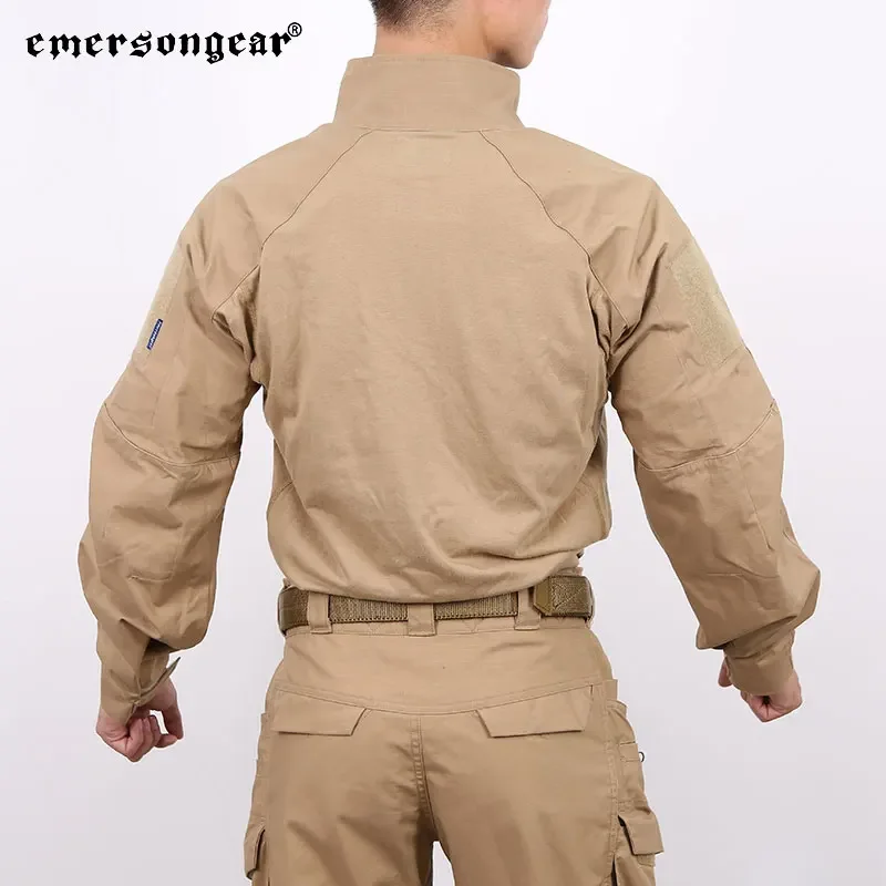 Emersongear-Conjuntos de uniformes de combate tácticos E4, trajes de camuflaje para hombre, camisa de entrenamiento de caza al aire libre, pantalón, Tops, pantalón de carga CB - imagen 4