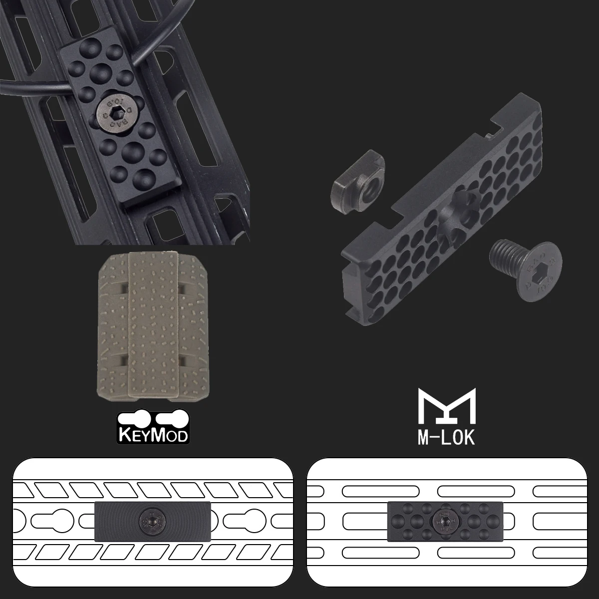 SureFire M300 M600 interruptor remoto presión táctico M-LOK