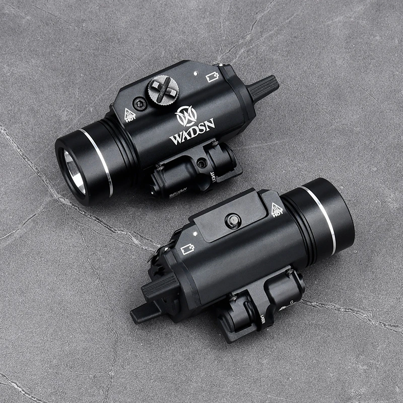T-1 HL arma táctica colgante luz 800 lúmenes airsoft X300 X400 Rifle pistola linterna estroboscópica punto rojo verde G 17 18 19 - imagen 2