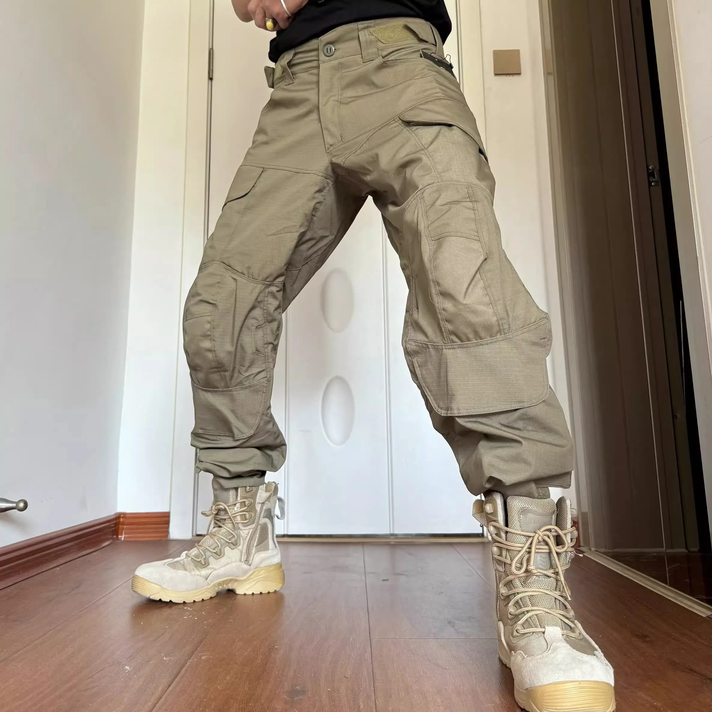 Pantalones de asalto tácticos para hombre, pantalones de adiestramiento al aire libre resistentes a los arañazos, pantalones de trabajo, pantalones de combate y montañismo - imagen 2