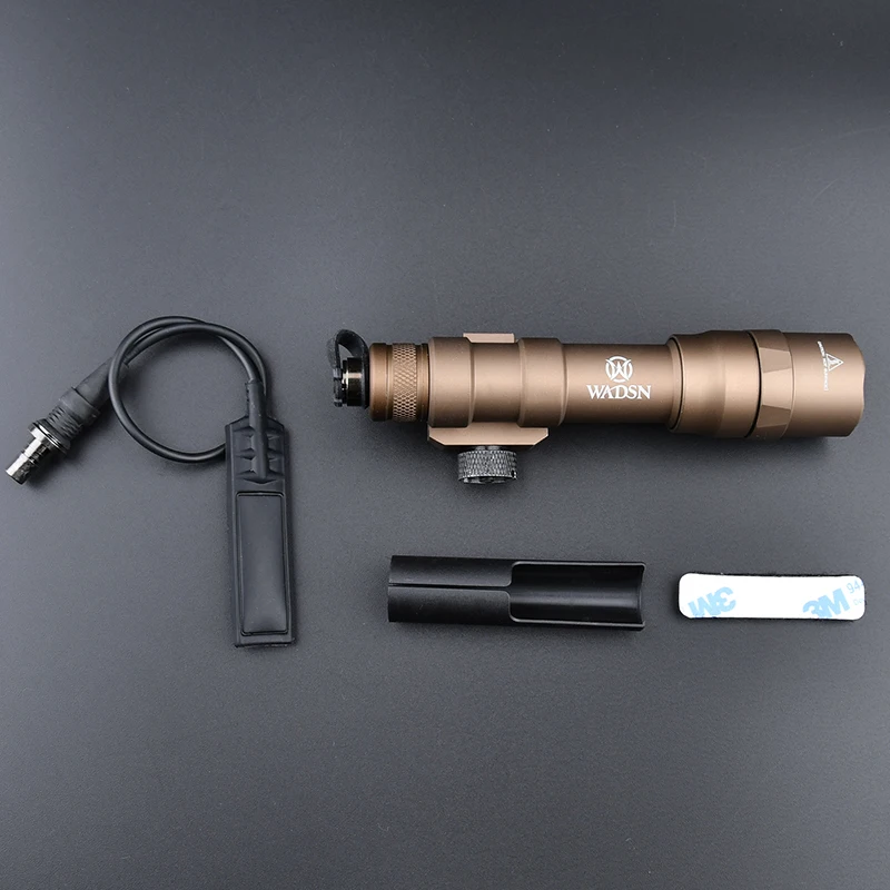 Airsoft M600 Surefire M600DF salida potente 1400 lúmenes arma táctica luz de explorador linterna DS07 Metal doble función Tailcap - imagen 5