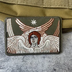 Parche bordado moral Ángel Seraphim – Velcro táctico para mochila