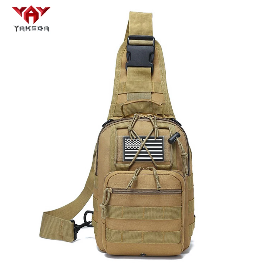 YAKEDA Bolso bandolera multifuncional para exteriores, paquete de pecho de viaje informal, bolso cruzado duradero para uso diario para hombres y mujeres - imagen 2