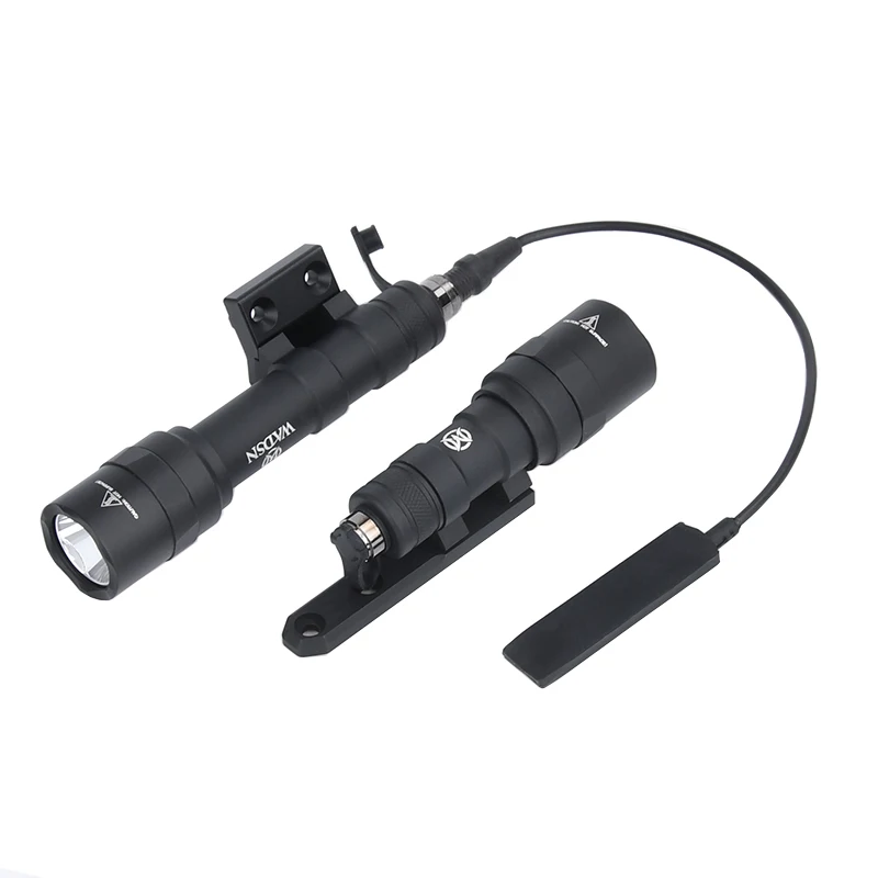 WADSN M300 M600 M600U Surefir marcado SF linterna MLOK KEYMOD blanco LED luz de explorador de Metal para AR15 HK416 M416 M16 M4 - imagen 4
