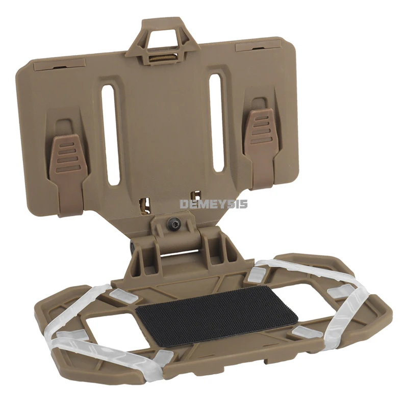 Kit de navegación plegable táctico profesional para caza al aire libre, soporte para dispositivo de mapa de teléfono Airsoft, correa de fijación, bolsa de pecho, uso solo - imagen 4