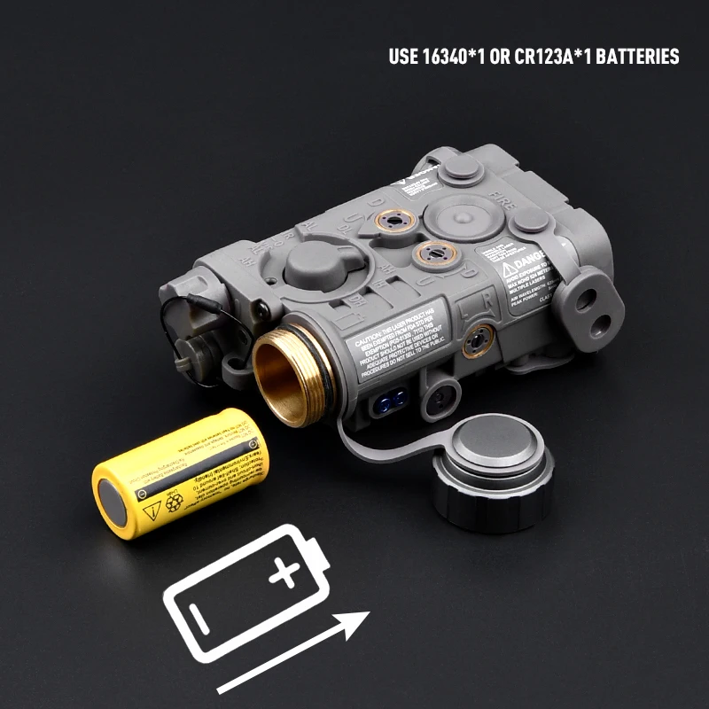 Airsoft táctico NGAL rojo verde láser IR iluminación Led IR objetivo estroboscópico momentáneo L3 NGAL PEQ arma de caza al aire libre vista - imagen 3