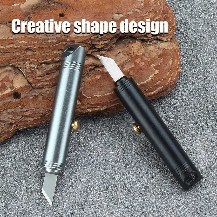 Outdoor Mini Box Opener Keychain Carrying Knife EDC Women's Unpacking Express Envelope Knife Portable Pocket Knife - imagen 5